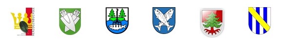 Wappen der Anschlussgemeinden